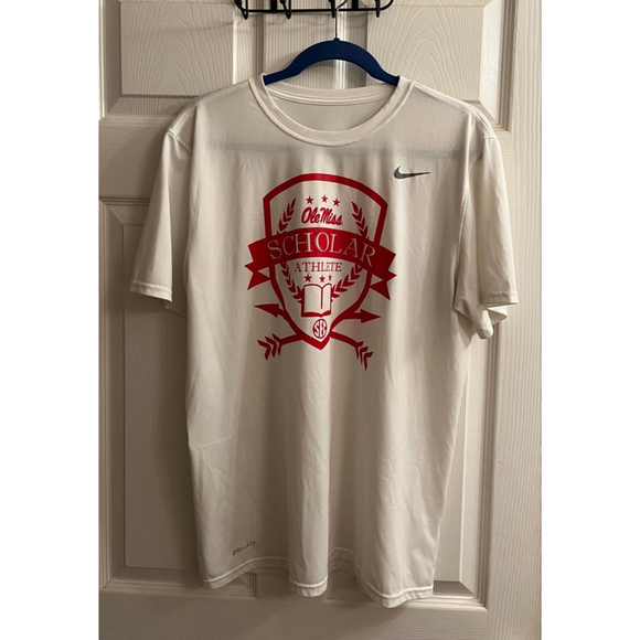 Nike Other - NIKE MEN’S OLE MISS 3.0 SCHOLAR TEE~ LG